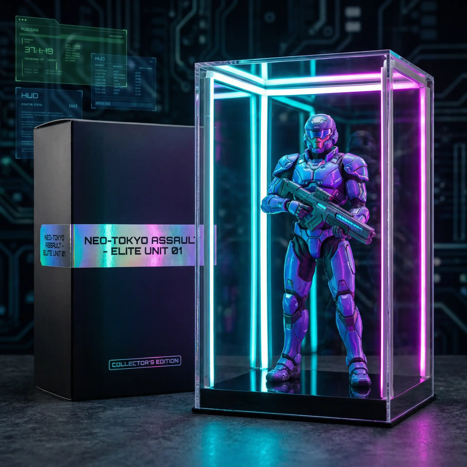 游戏影视 赛博战士限定手办收藏品